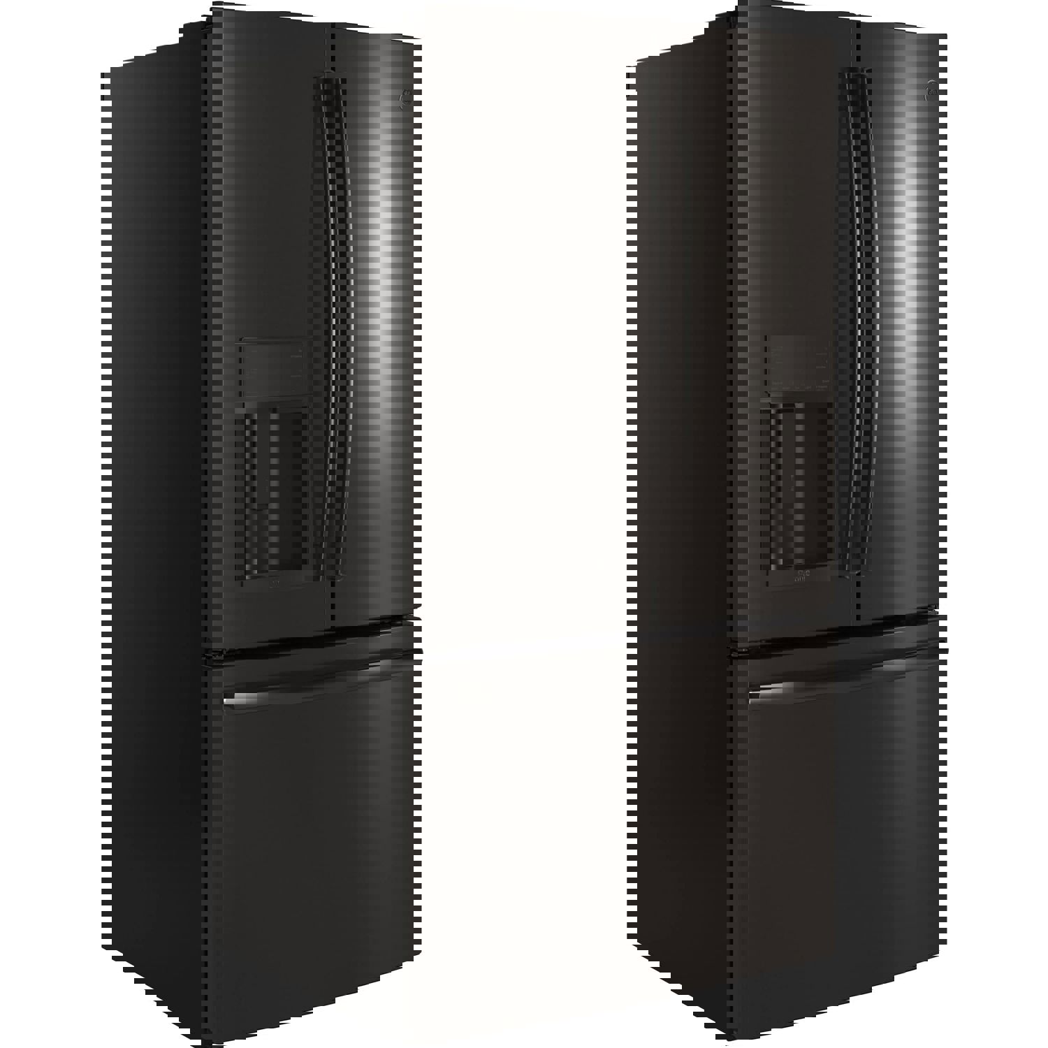 GE Profile 36-inch, 27.8 cu. ft. French 3-Door Refrigerator with Ice and Water PFE28KBLTS