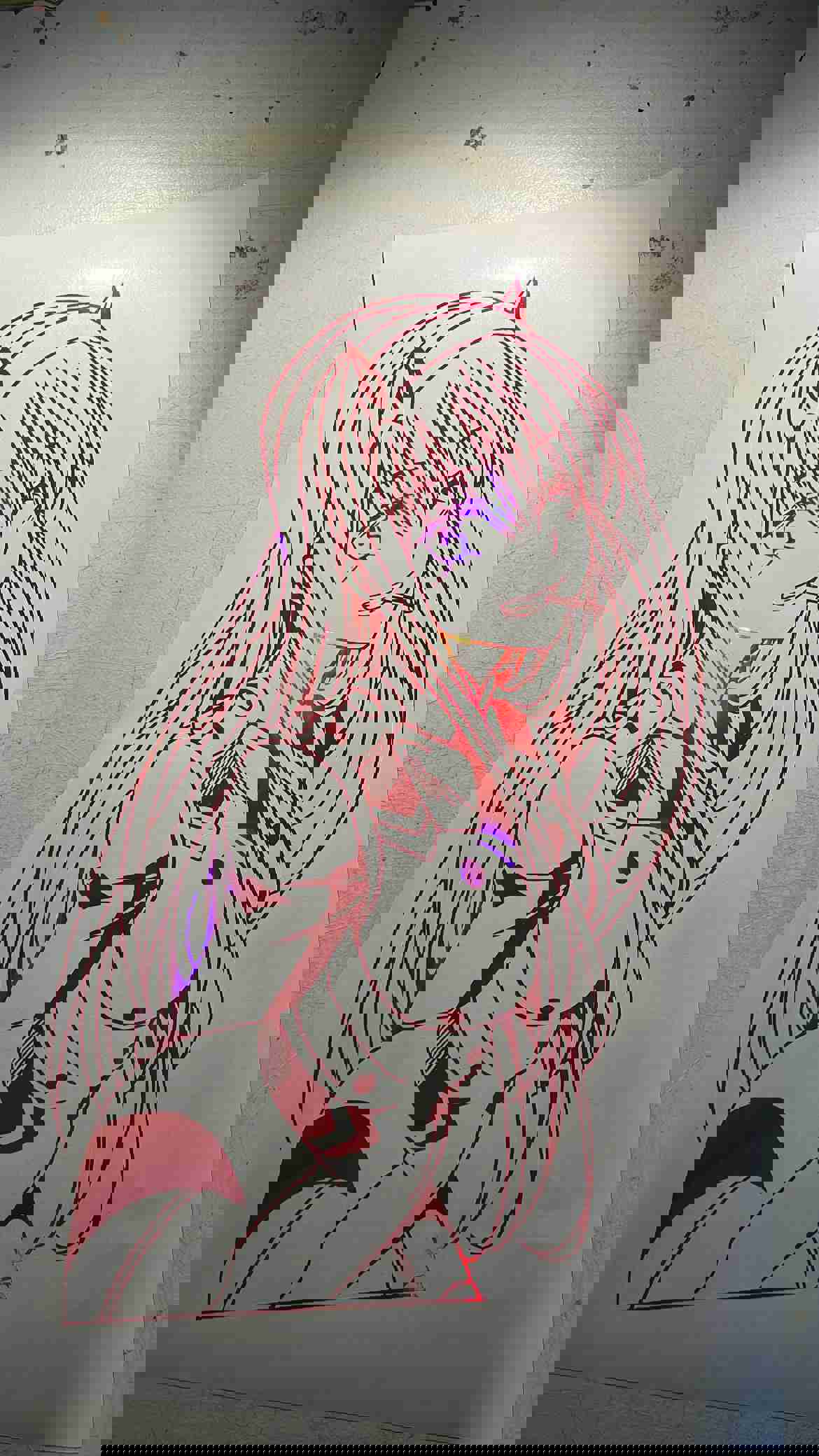 Large Anime Girl 02 Car Graphic Vinyl Decal - Removable Sticker for Cars and Trucks