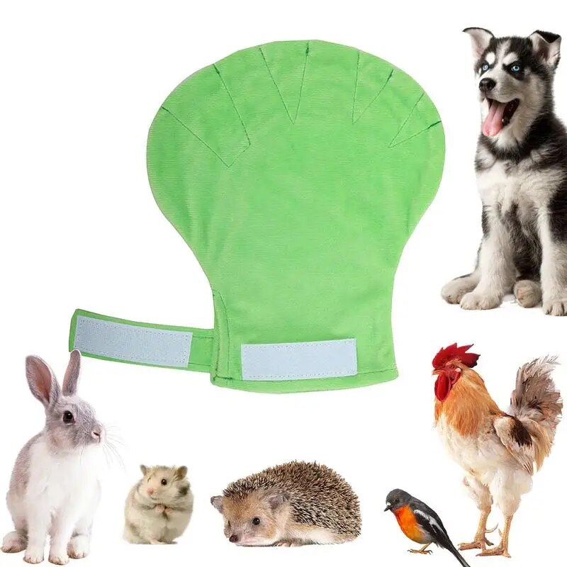 Foldable Portable Animal Handling Mitts for Squirrels, Rabbits, Hedgehogs, and Hamsters