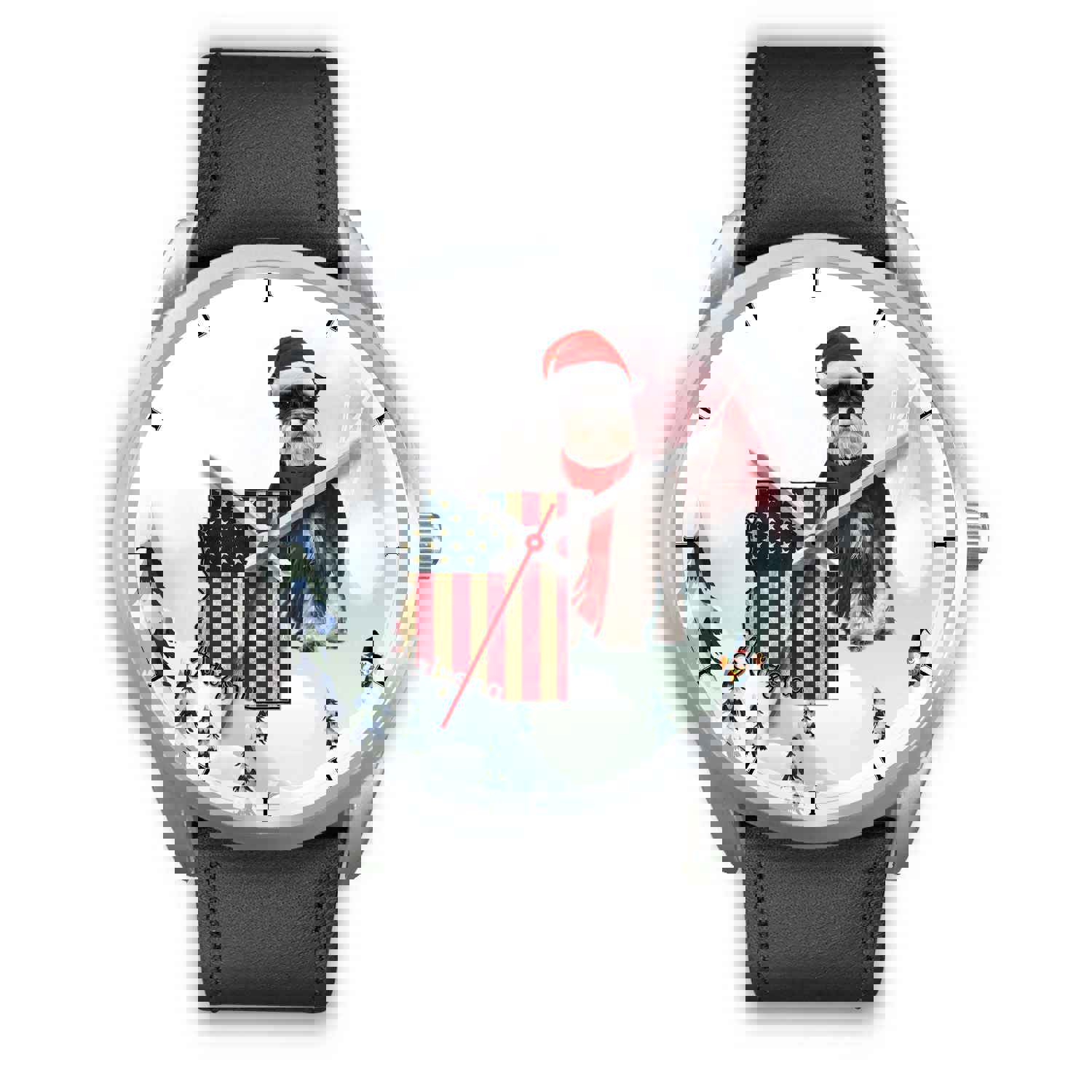 Miniature Schnauzer Arizona Christmas Special Wrist Watch