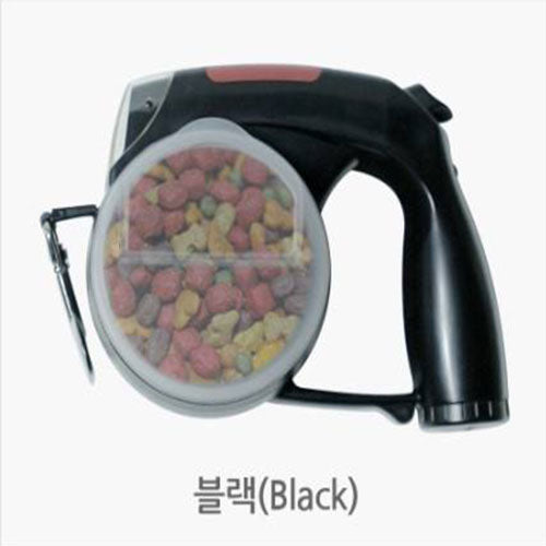 5-in-1 Multi-Functional Dog Leash with Rice Bowl, Water Cup, Toilet Bag Dispenser, and LED Light