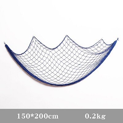 Qfdian Mediterranean Wind Nautical Fishing Net Seaside Wall Decoration