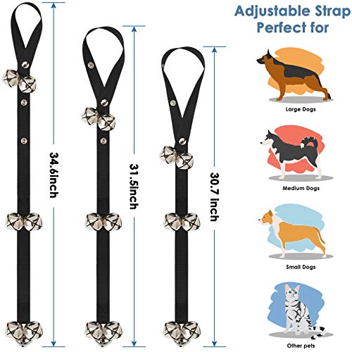 FOLKSMATE Adjustable Dog Doorbells for Potty Training with 7 Extra Loud Bells