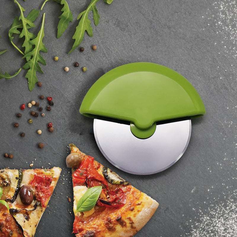 Stainless Steel Pizza Wheel Knife - 3 Colors Available