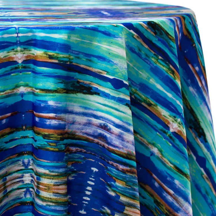 Printed Table Runner Set of 4 - Premium Poly Premier Fabric