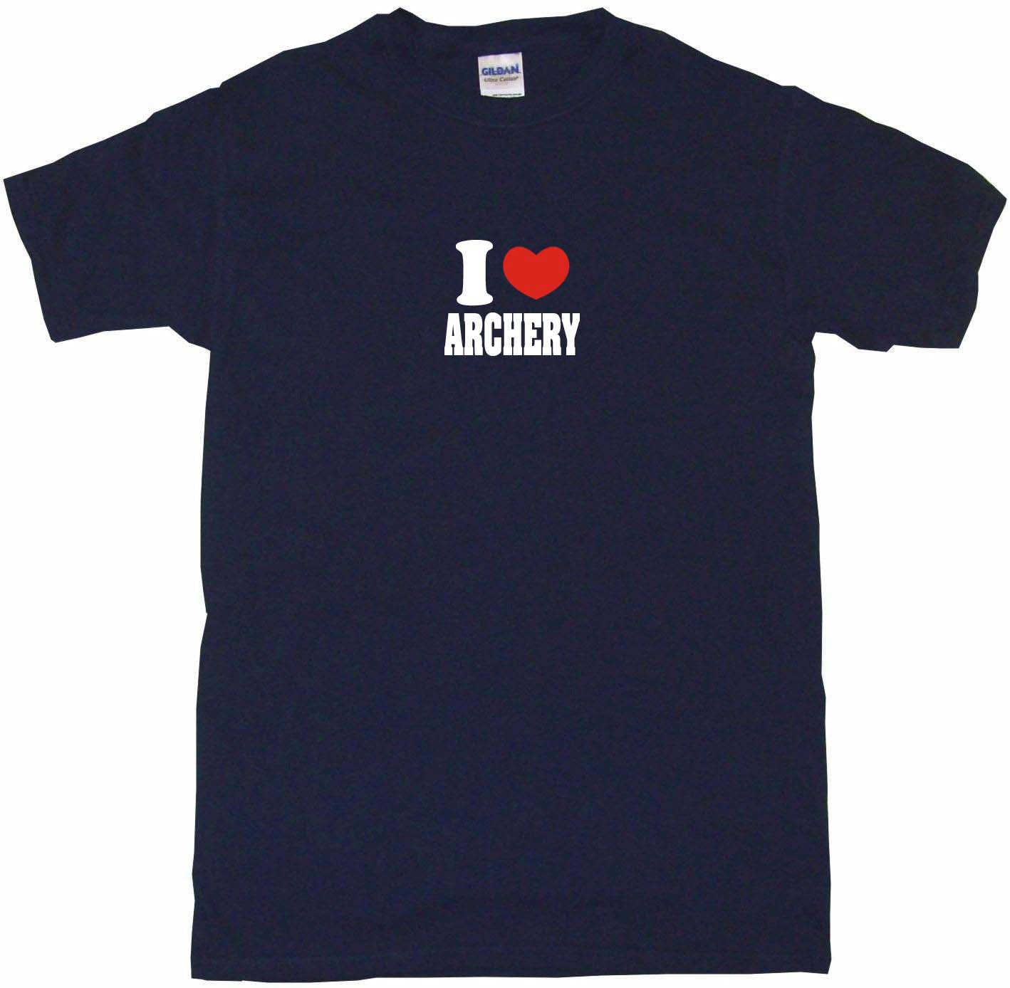 I Heart Love Archery Tee Shirt OR Hoodie Sweat