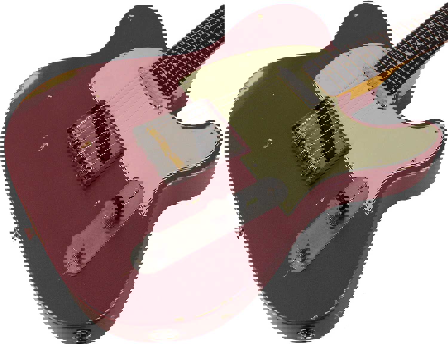 Nash T-63 Guitar in Burgundy Mist with Light Aging