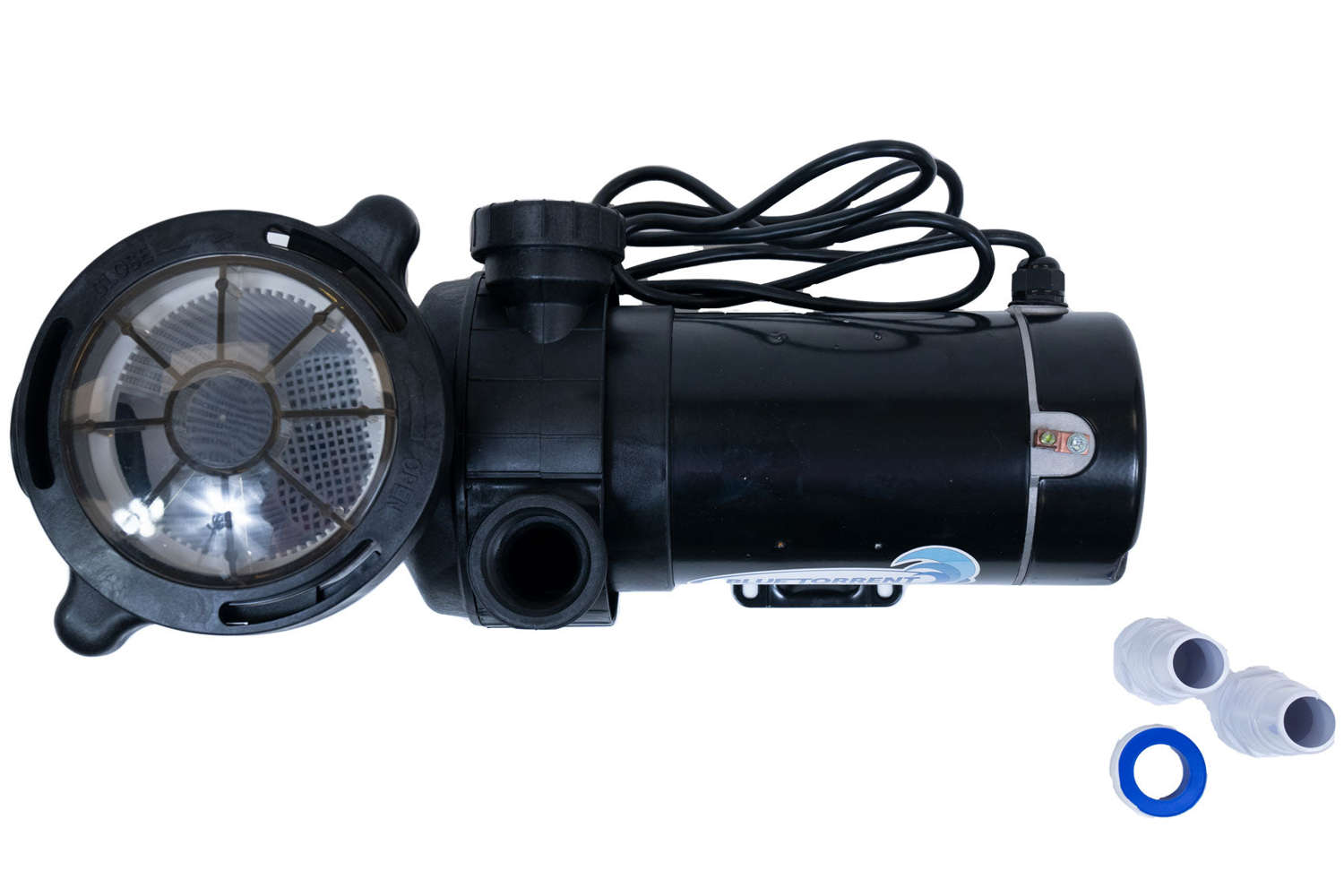 Maxi Force 1 HP, Two Speed Energy Efficient Above Ground Swimming Pool Pump with 1 Year Warranty