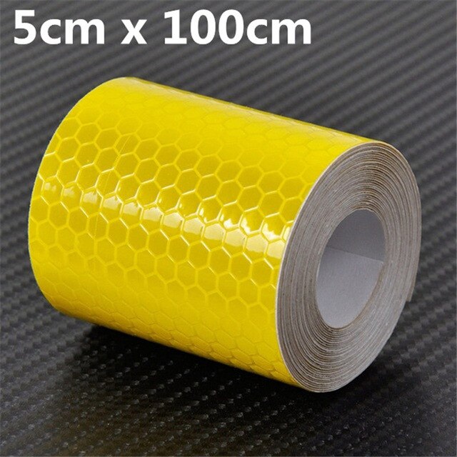 Safety Mark Reflective Tape Sticker for Car, Motorcycle, and Bicycle DIY Decoration