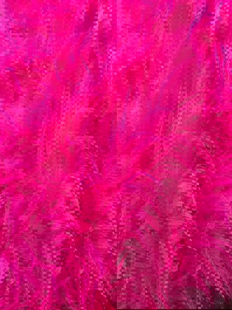 Solid Mongolian Long Pile Animal Faux Fur Fabric for Coats, Blankets, and Home Decor