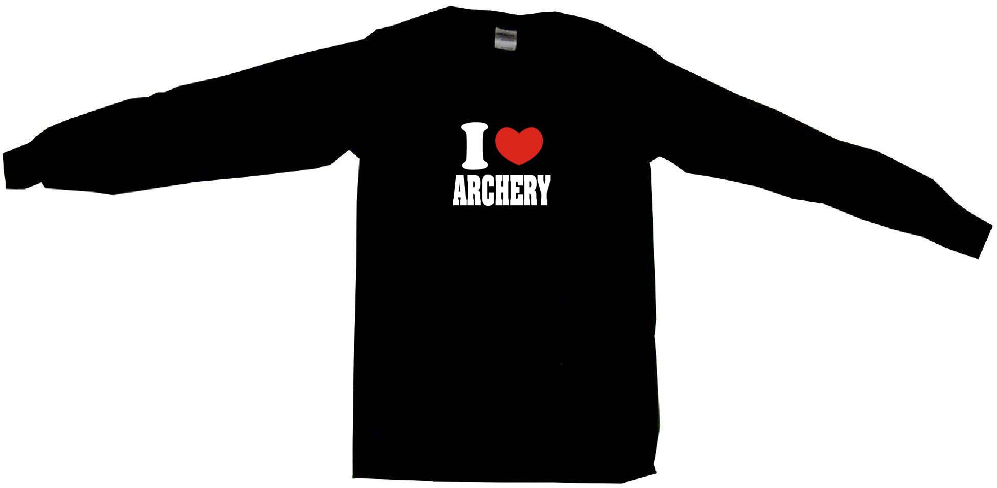 I Heart Love Archery Tee Shirt OR Hoodie Sweat