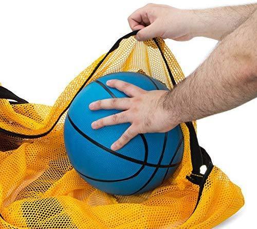 Crown Sporting Goods 39 Mesh Sports Ball Bag with Adjustable Shoulder Strap