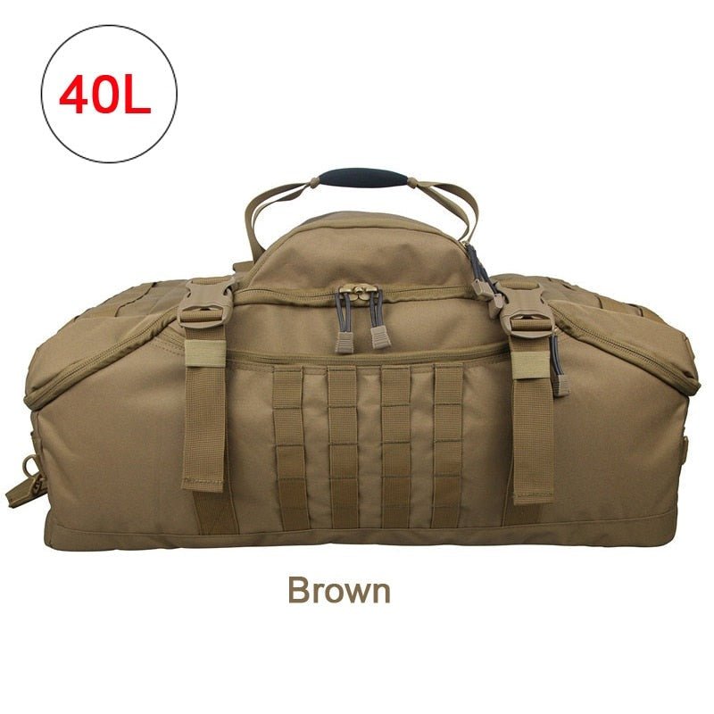 MOS Gear Tactical Travel Backpack 40L 60L 80L - Ultimate 3 Way Duffle Bag