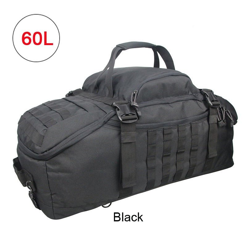 MOS Gear Tactical Travel Backpack 40L 60L 80L - Ultimate 3 Way Duffle Bag