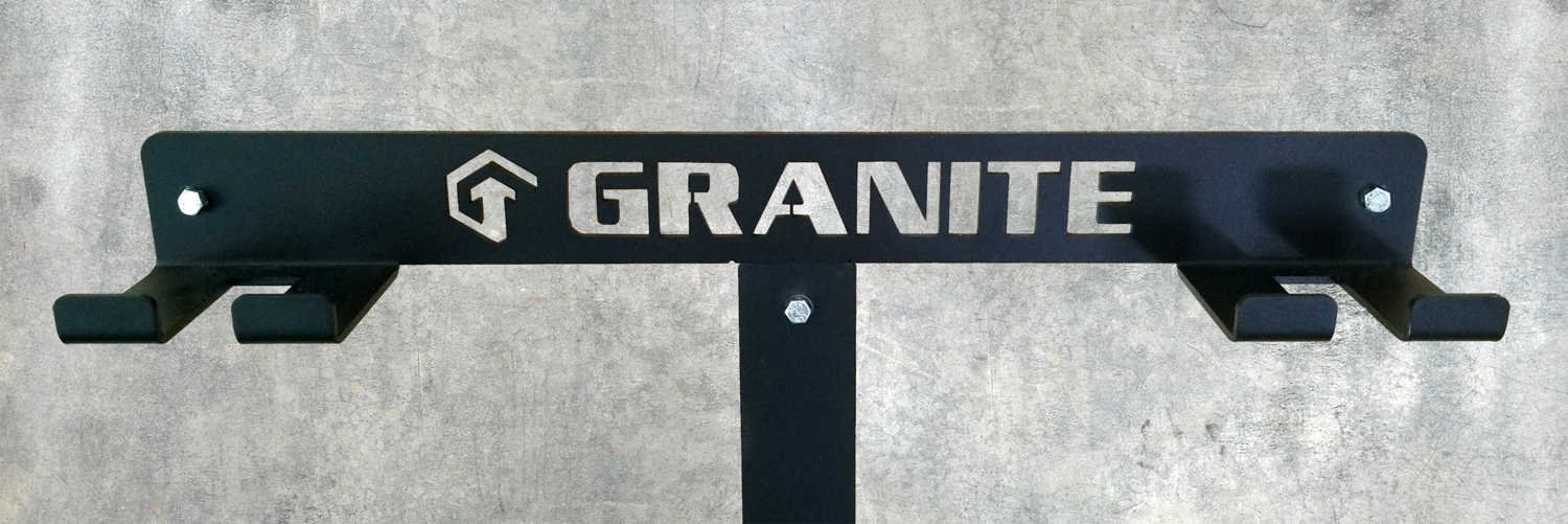 Granite Fitness T Combo Plate & Bar Wall Storage