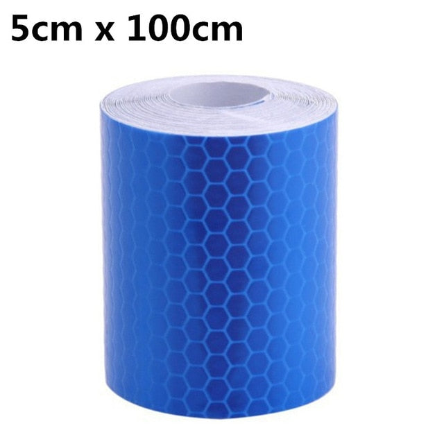 Safety Mark Reflective Tape Sticker for Car, Motorcycle, and Bicycle DIY Decoration