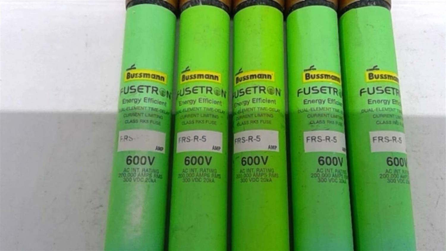 Bussmann FRS-R-5 Energy Efficient Dual-Element Time Delay Current Limiting Fuse