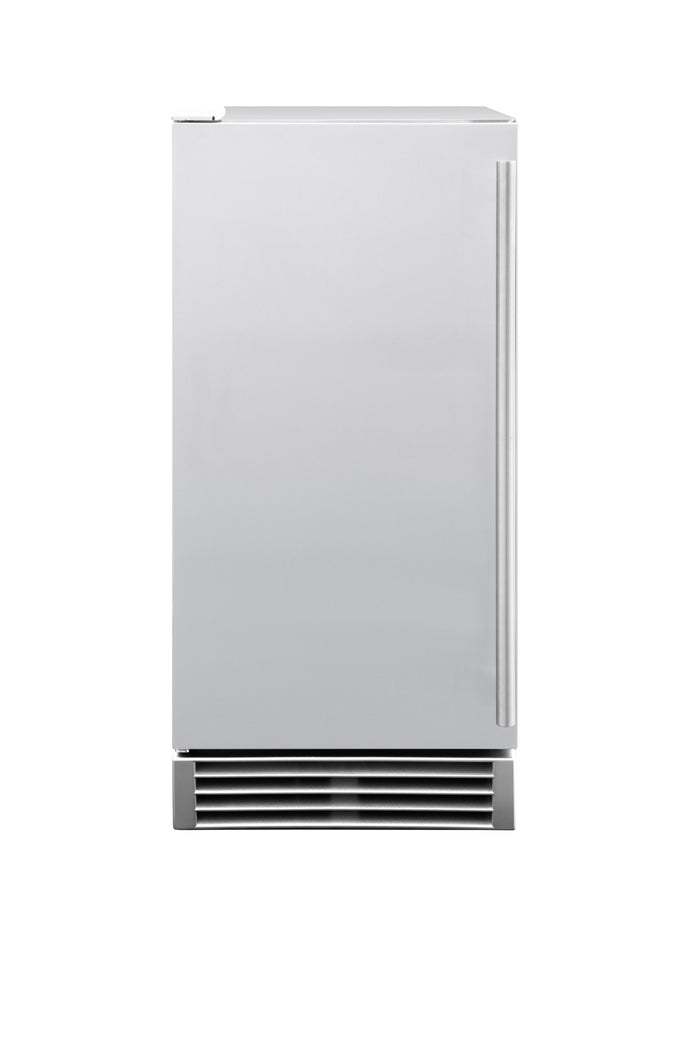 TruFlame - 15 UL Outdoor Rated Ice Maker with Stainless Door - 50 lb. Capacity | TF-IM-15