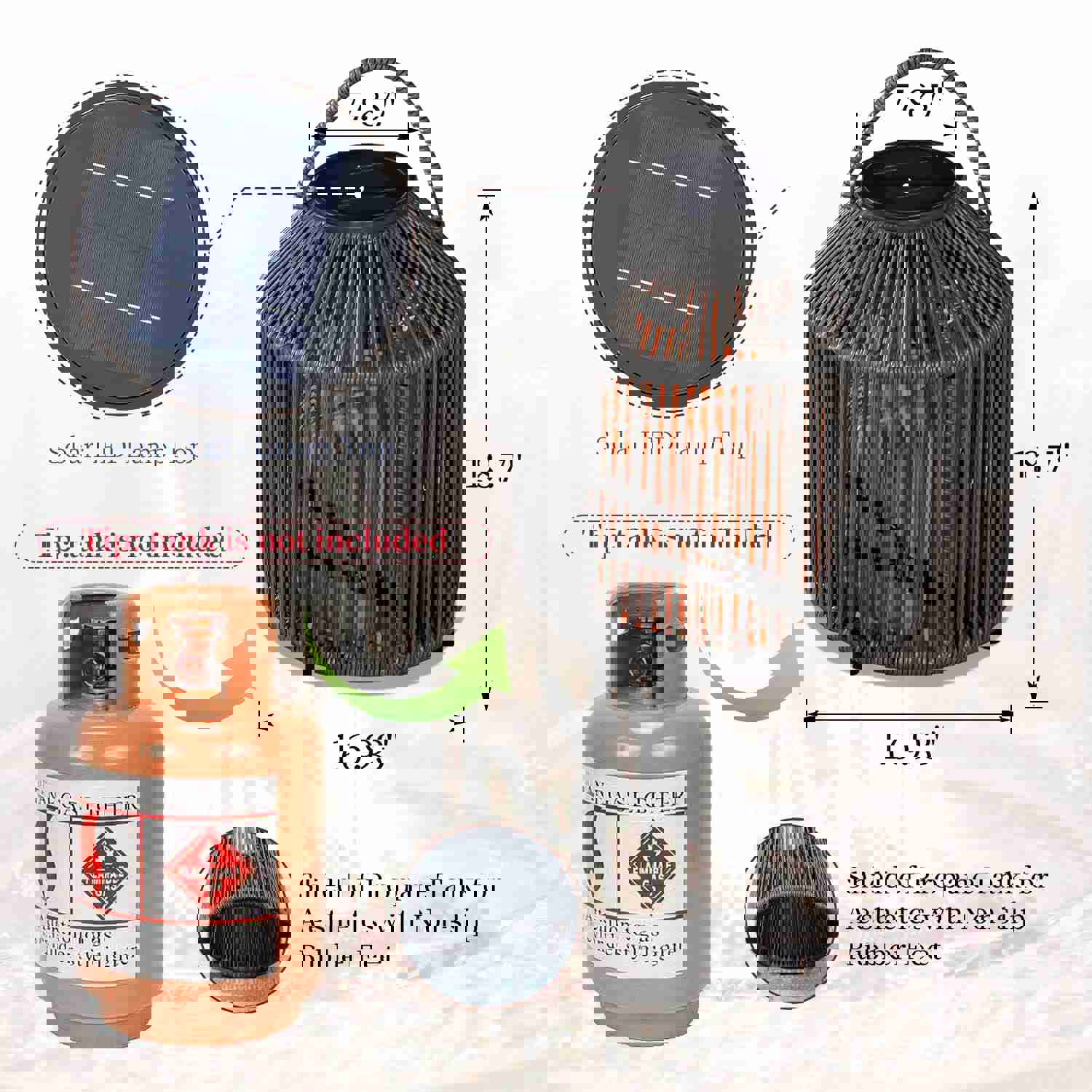 Montmartre Outdoor Wicker Patio Small Fire Pit Table