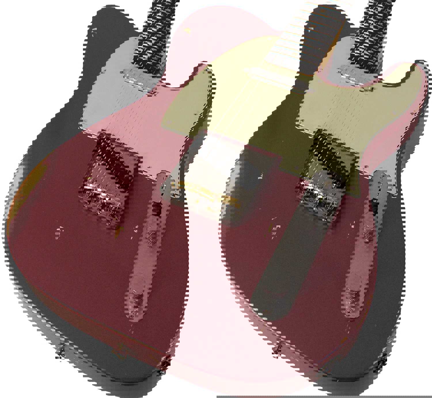 Nash T-63 Guitar in Burgundy Mist with Light Aging