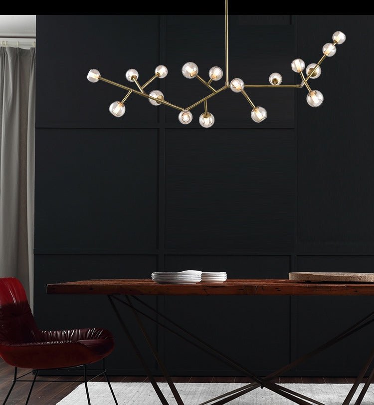 MIRODEMI® Luxury Molecular-Shaped Chandelier for Living Room, Kitchen, Dining Room