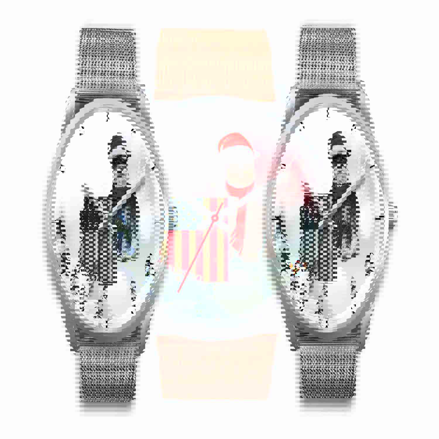 Miniature Schnauzer Arizona Christmas Special Wrist Watch