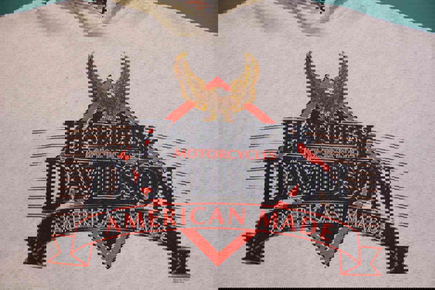 Harley Davidson Vintage 1994 90s Holoubek Hoodie - American Made Motorcycle Sweatshirt