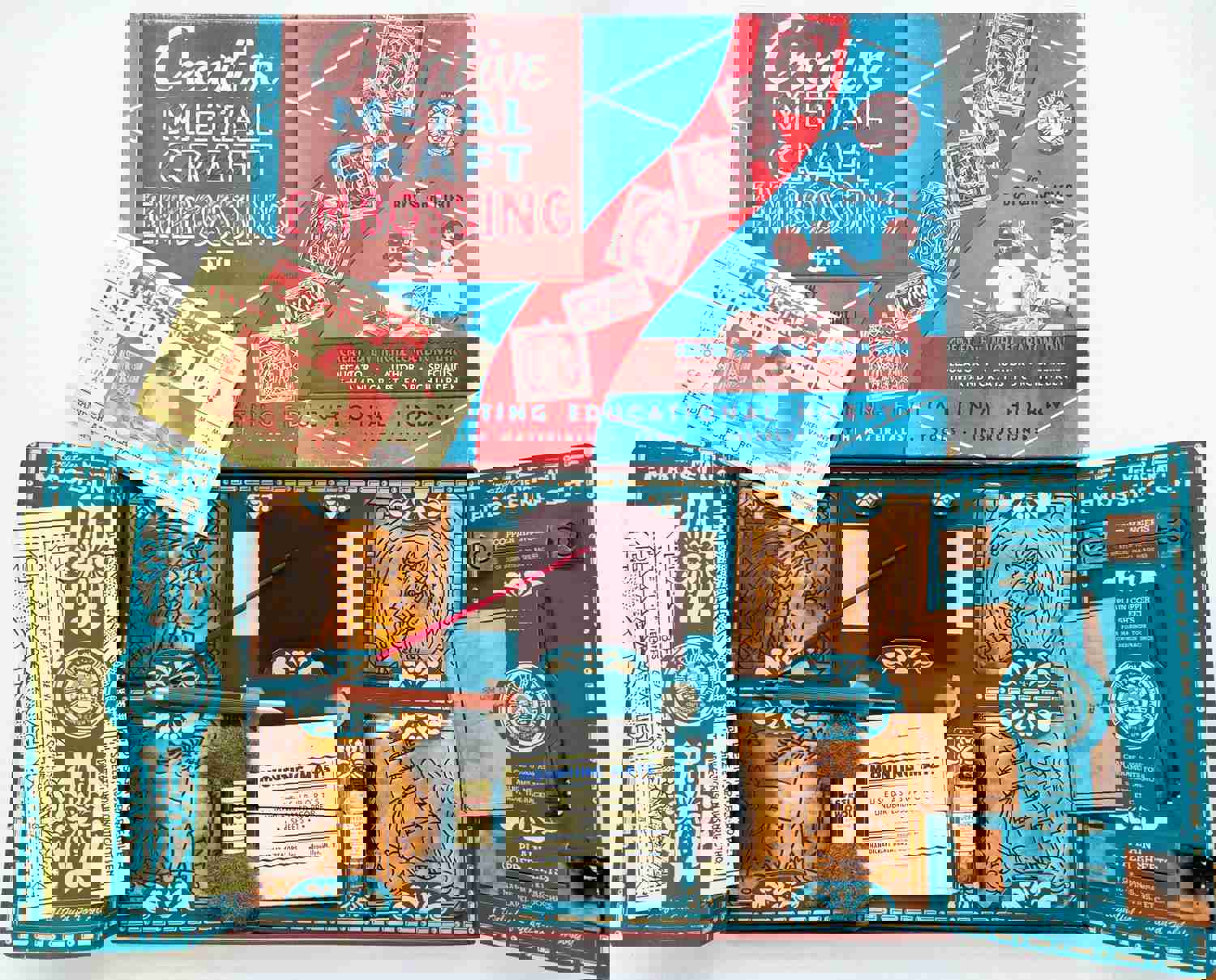 Creative Metal Craft Embossing Set for Kids - Vintage DIY Kit