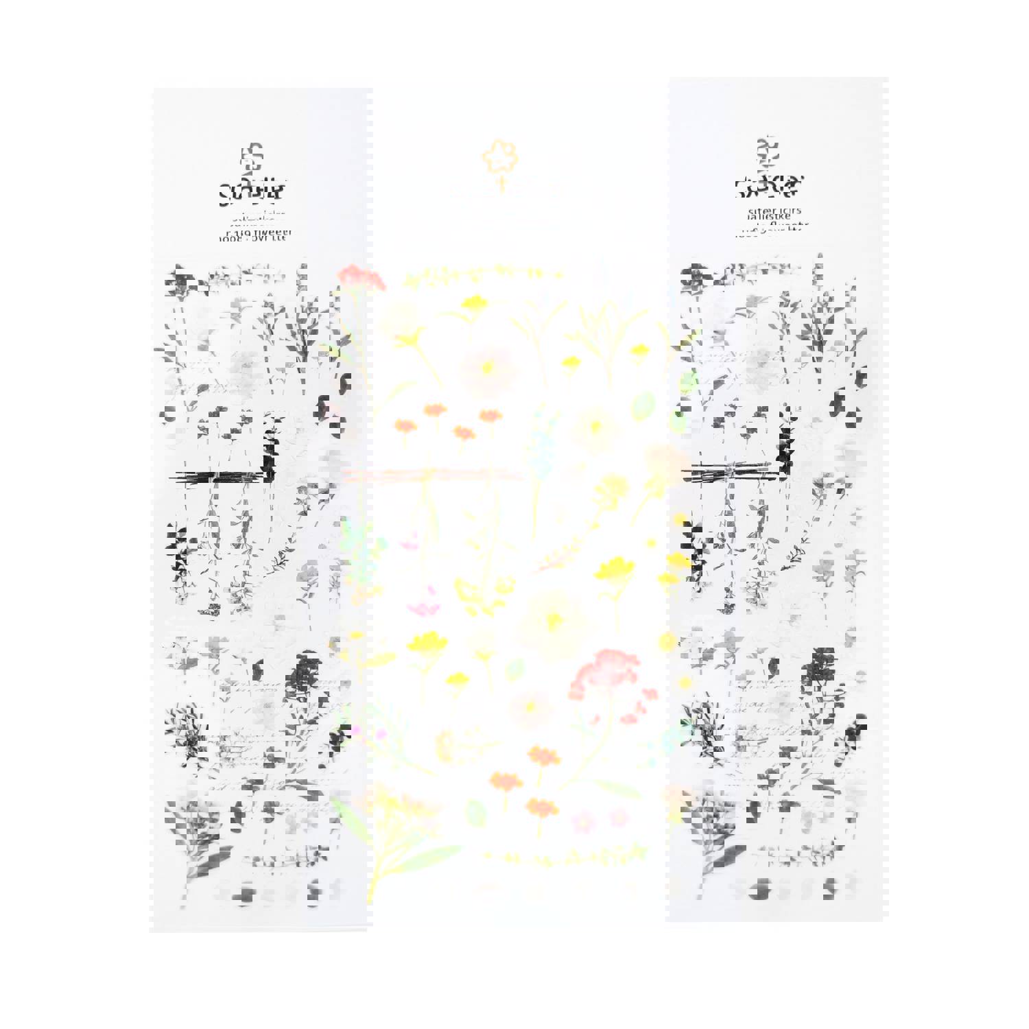 Pressed Flower Sticker Sheet - Suatelier Design