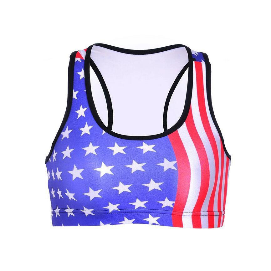 Pattern Sports Top - Fashionable Crop Top or Sports Bra