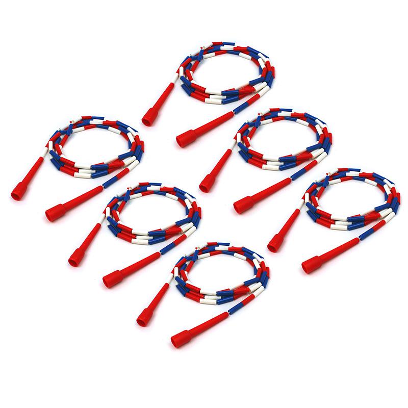 Segmented Plastic Jump Rope, 10 Feet, Pack of 6 - Martin Sports