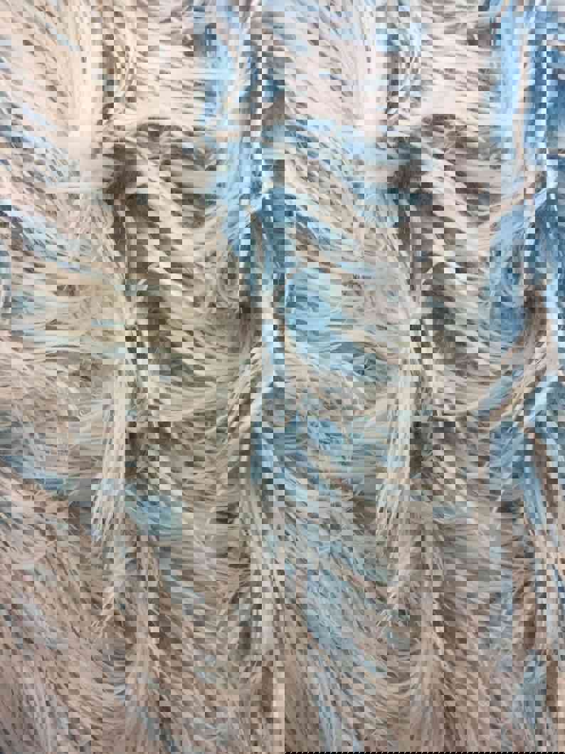 Double Tone Polar Bear Shaggy Faux Fur Fabric for Blankets and Clothing
