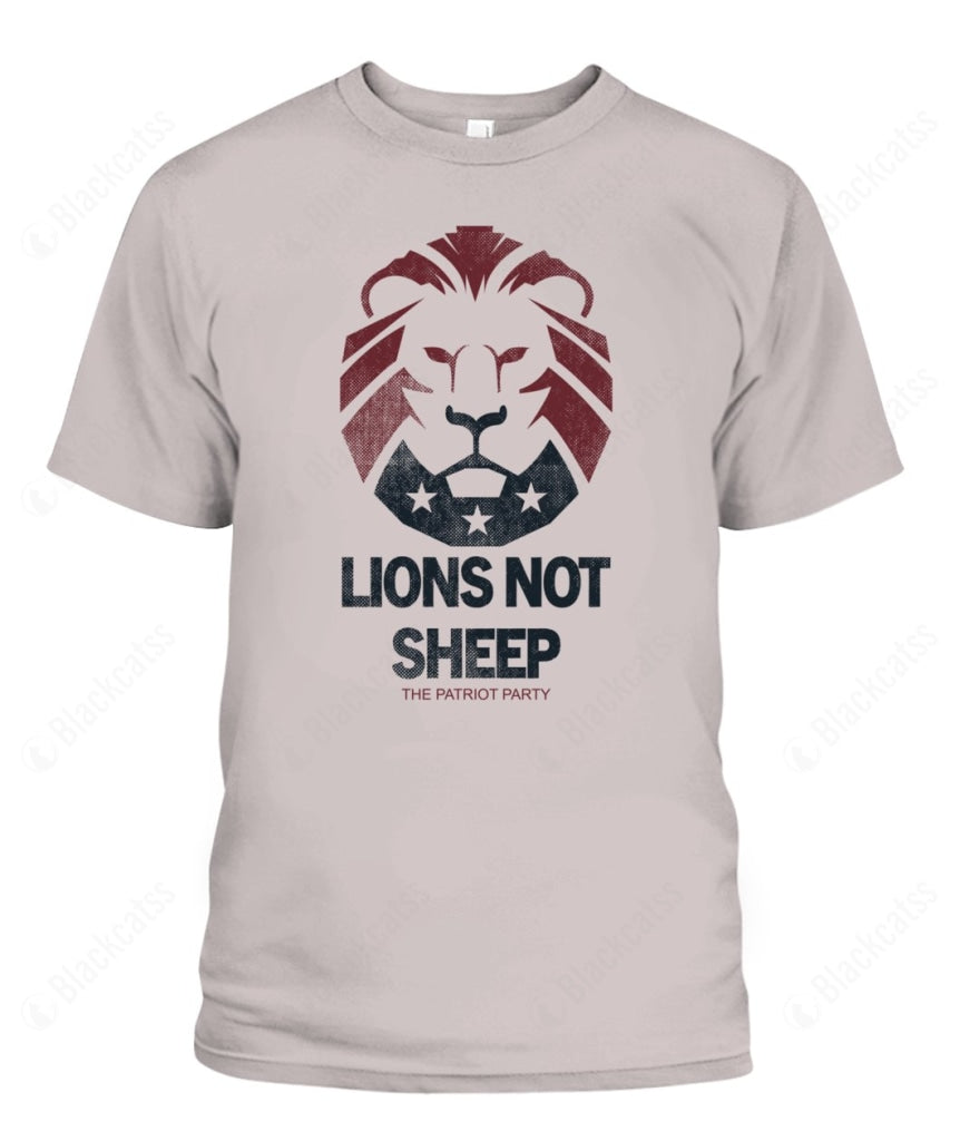 Lions Not Sheep Graphic Apparel - Unisex Classic Fit Cotton T-Shirt