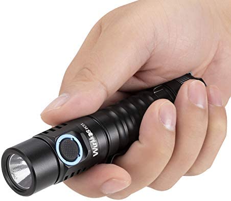 Wurkkos FC11 Pocket LED Flashlight - 1300 Lumens, USB-C Rechargeable, IP67 Waterproof, Magnetic Tailcap