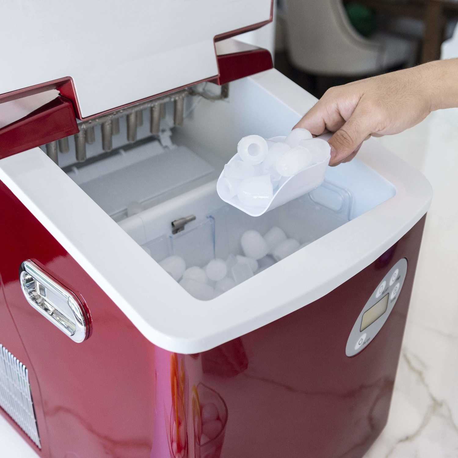 NewAir Countertop Ice Maker, 50 lbs. of Ice a Day, 3 Ice Sizes, BPA-Free & Self-Cleaning