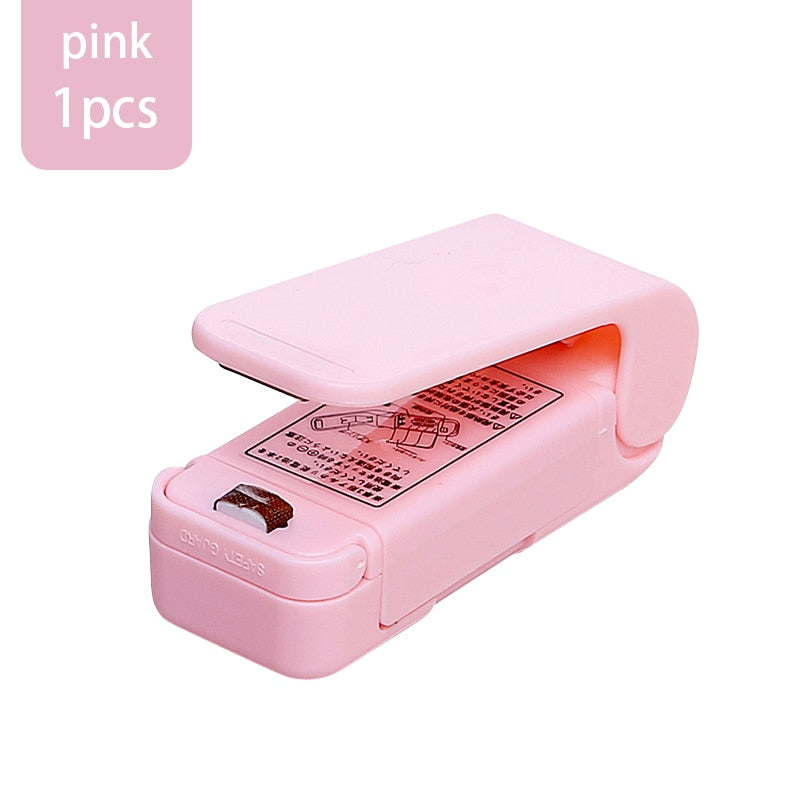 Portable Mini Heat Sealer for Plastic Bags - Food & Snack Storage Sealing Machine