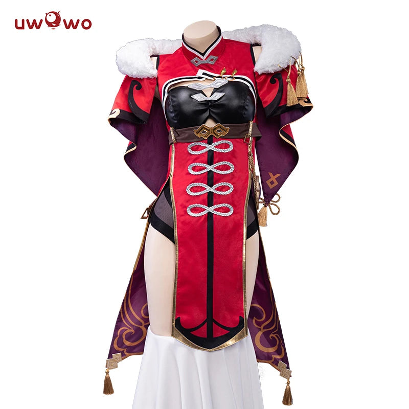 UWOWO Genshin Impact Beidou Cosplay Costume - Liyue Uncrowned Lord of the Ocean Outfit for Women