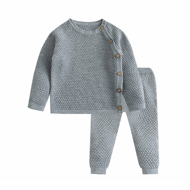 Baby Unisex Clothes Sets - Spring Newborn Cotton Outfits with Pant