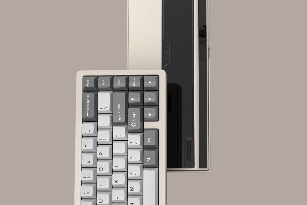 Jris65 Glitter Spray-coated Version Mechanical Keyboard