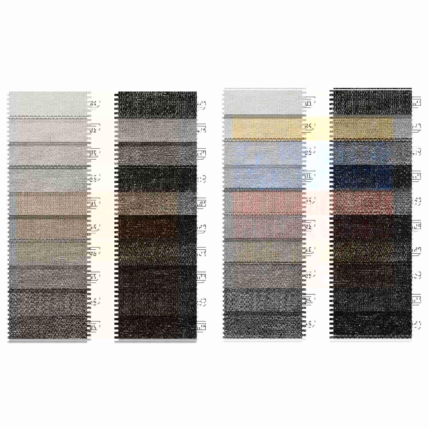 Linen Sheer Curtain with Rod Pocket, 20 Color Options, Free Express Shipping