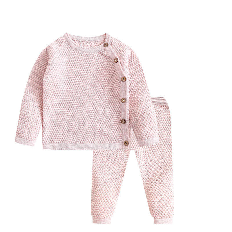 Baby Unisex Clothes Sets - Spring Newborn Cotton Outfits with Pant