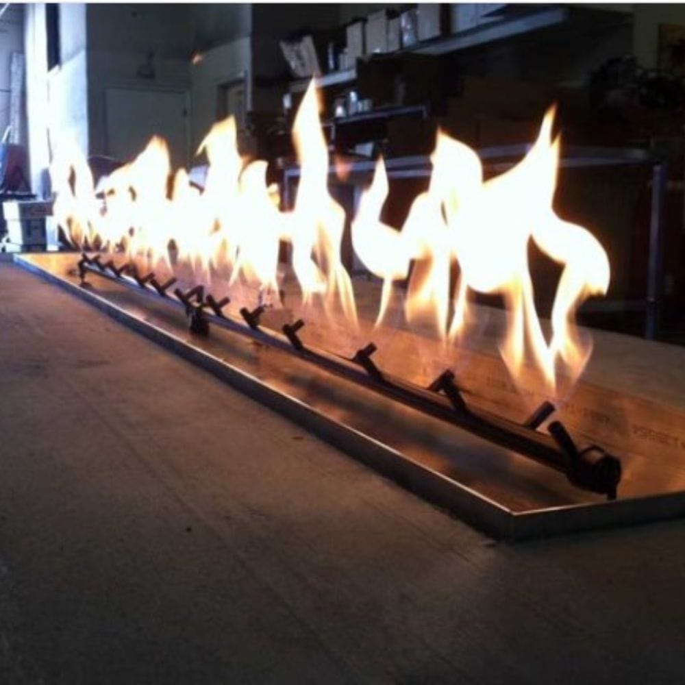 Warming Trends Ready to Finish Rectangular Gas Fire Pit Kit