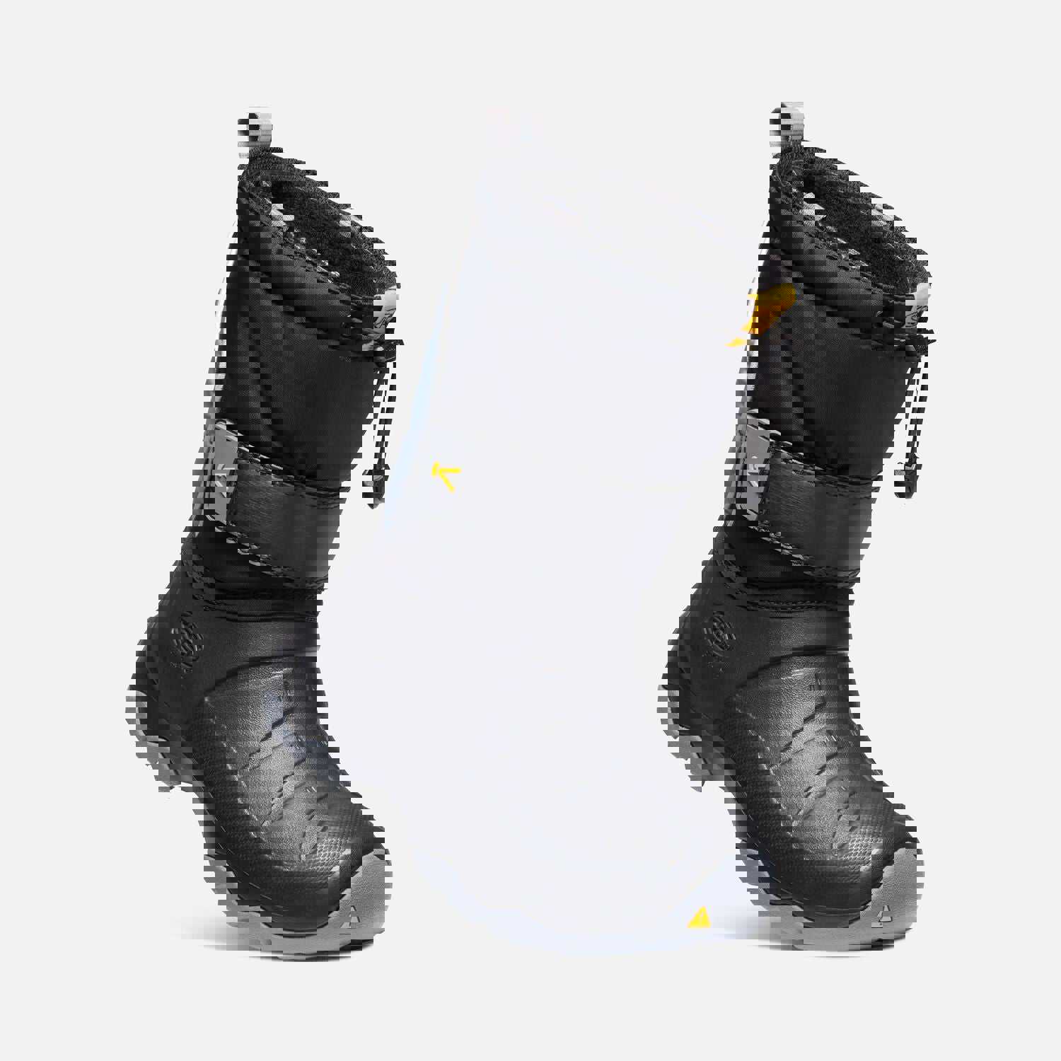 Big Kids Keen Lumi II Waterproof Boot - Black/Steel Grey