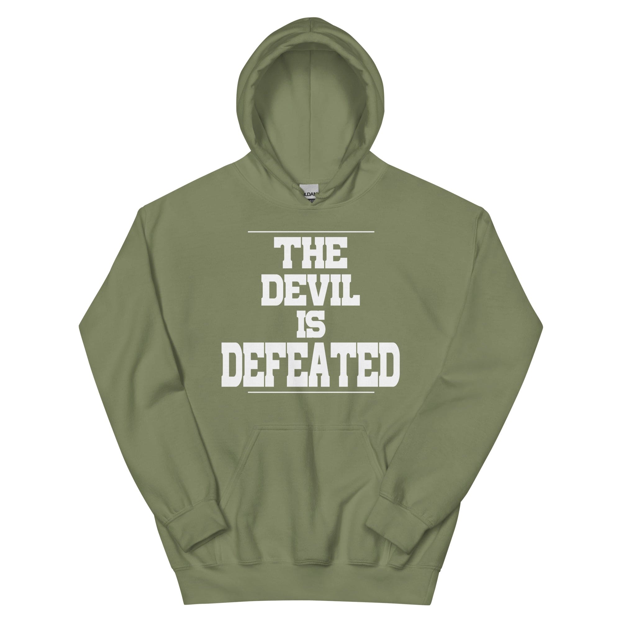 F&H Christian The Devil Is Defeated Hoodie - Soft & Stylish
