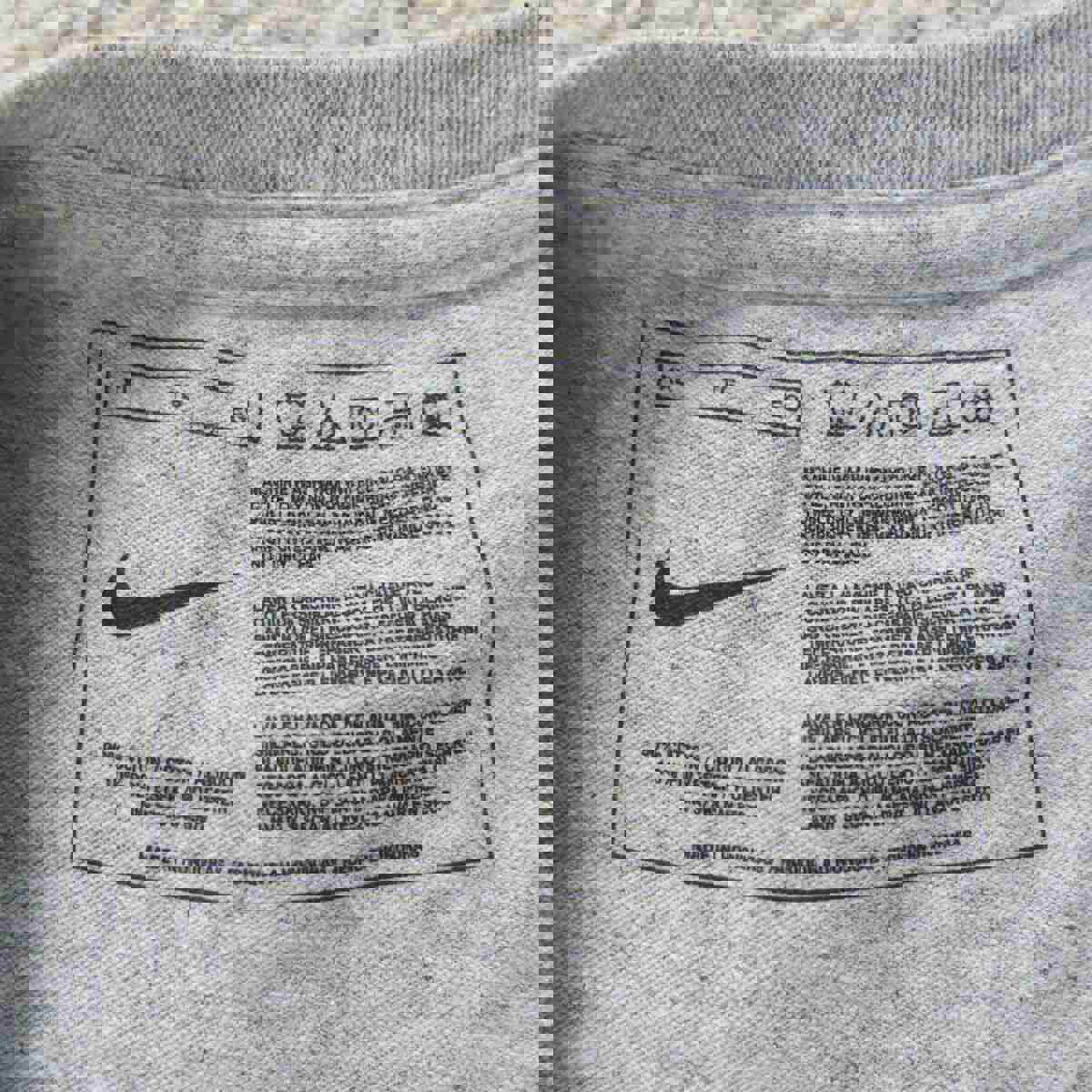 Nike Men's X Large Gray Crew Neck Short Sleeve T-Shirt - Lightweight Outdoor
