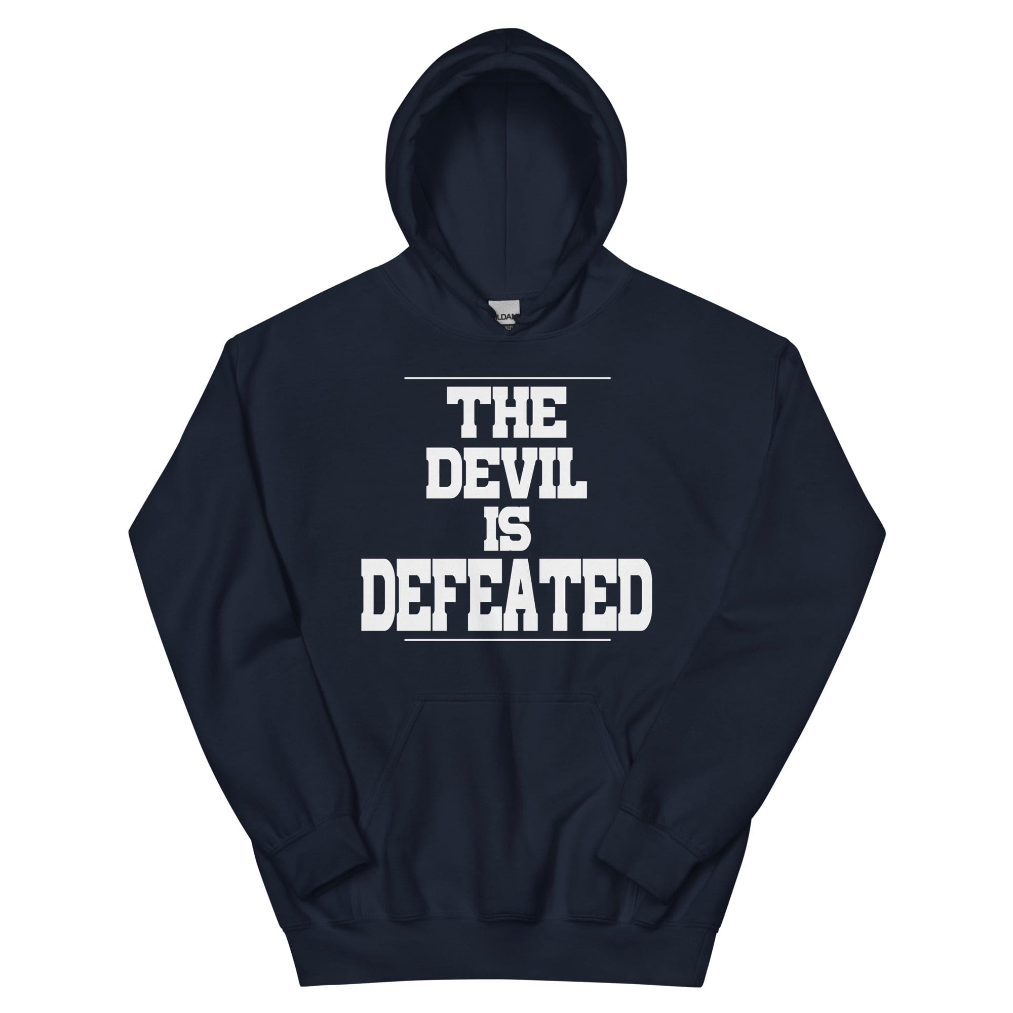 F&H Christian The Devil Is Defeated Hoodie - Soft & Stylish