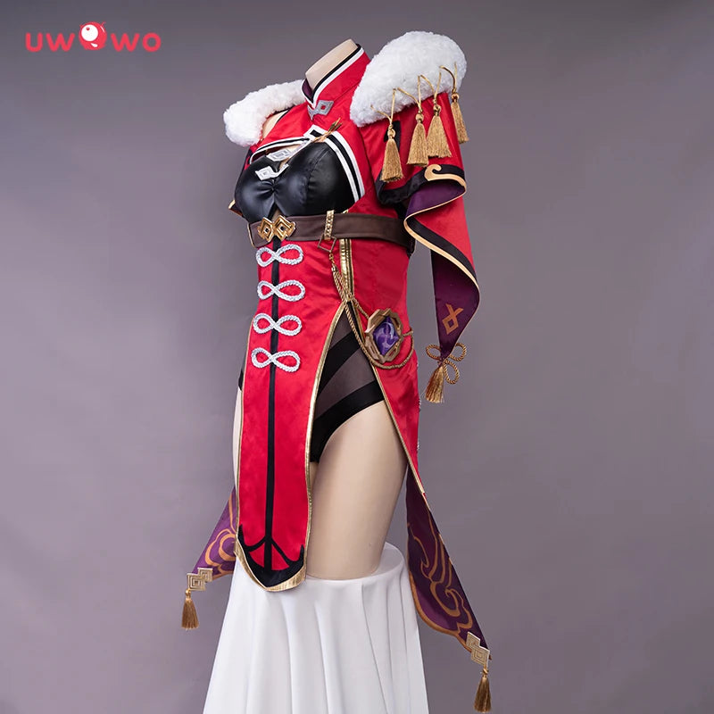 UWOWO Genshin Impact Beidou Cosplay Costume - Liyue Uncrowned Lord of the Ocean Outfit for Women