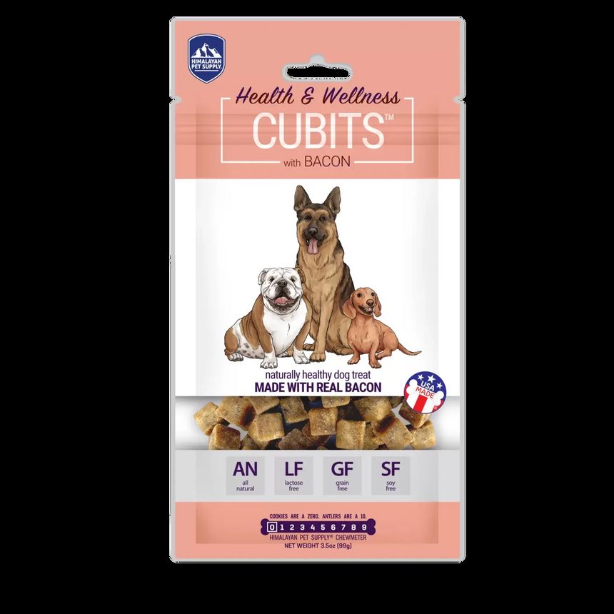 Himalayan Pet Supply Cubits® Bacon (3.5 Oz) - Healthy Dog Treats