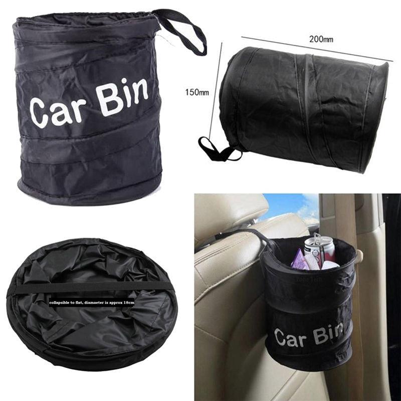 Foldable Oxford Cloth Car Garbage Bin - Eco-Friendly Auto Waste Container