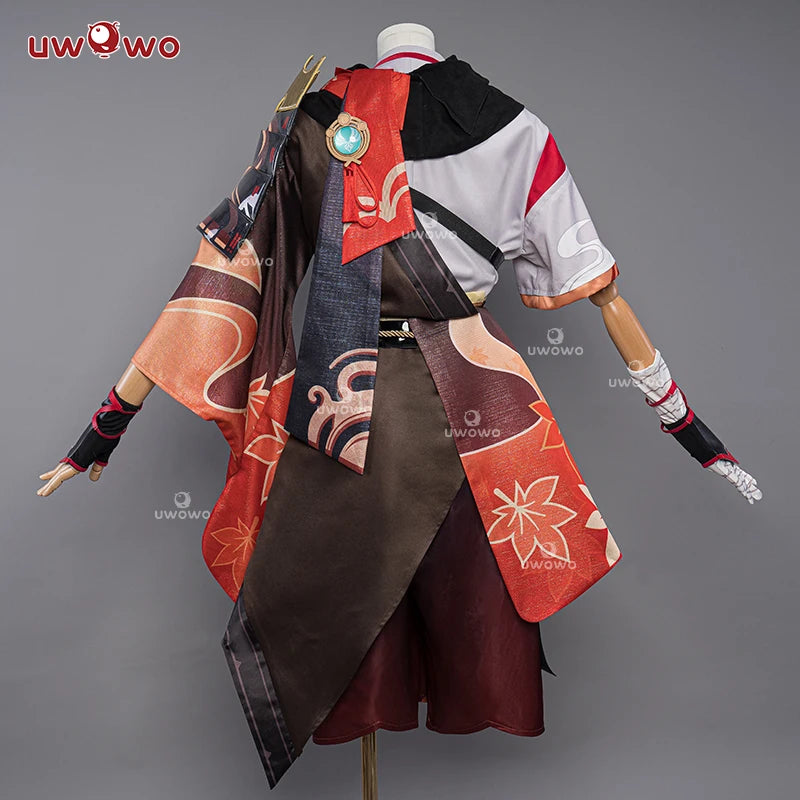 UWOWO Genshin Impact Kazuha Kaedehara Cosplay Costume - Inazuma Anemo Male Game Halloween Outfit